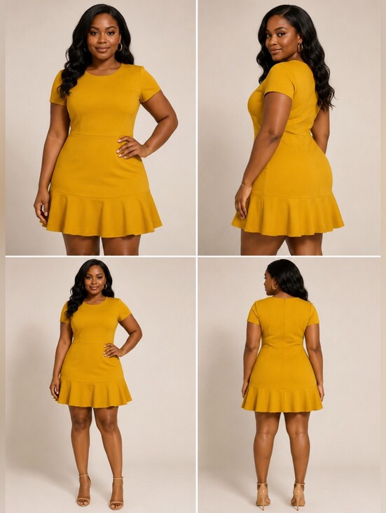 GAP Dresses & Skirts - GAP Mustard Yellow Fit & Flare Mini Dress